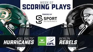 Kiel Baltic Hurricanes vs. Berlin Rebels | Highlights - ERIMA GFL, 7. Spieltag | SDTV Football