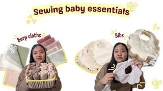 baby handmade diaries | sewing baby essentials🧸