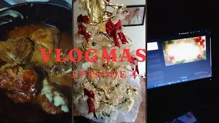 Vlogmas Episode 4 / Internet cable for my p c / unpacking and decorating my Christmas  🎄