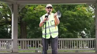Elisse Ghitelman Speaks At Indivisible Waltham Labor Day Rally 2025!