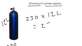 Calculating Gas Volume in a SCUBA cylinder