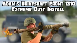 Adams Driveshaft Front 1310 Extreme Duty Install Jeep JKU