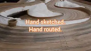6 Lane routed HO slot track. First laps.