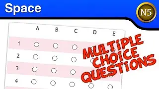 Space multiple choice questions (National 5 Physics)