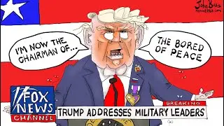 OCTOBER 2 Funny American Political Cartoon - Breaking News - US Politic Caricature - Trump Satire