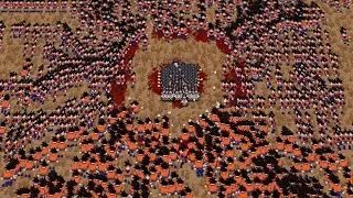 100 CHUCK NORRIS vs 2000 GOKU - Hyper Knights Battle