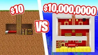 SECRET UNDERGROUND Base BUILD Challenge In MINECRAFT!