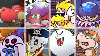 All Boss Battles - Paper Mario: The Thousand-Year Door HD Remake