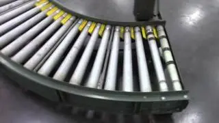 Used Hytrol Roller Conveyor 90 Degree Curve C3139