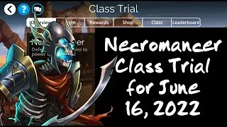 Gems of War - Necromancer Class Trial Teams for June 16, 2022