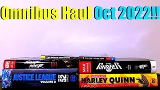 Omnibus Comics Haul October 2022! Ghost Rider! Punisher MAX! Justice League!