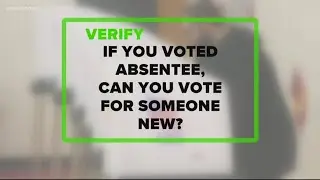 VERIFY: Can absentee voters who chose a candidate that dropped out recast their ballot?