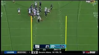 Titans Kicker Randy Bullock MISSES 47-Yard Field Goal vs Giants | Giants vs Titans | NFL 2022