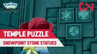 Pokemon Legends: Arceus SNOWPOINT TEMPLE PUZZLE