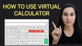 How to use Virtual Calculator #iitjam #csirnet #gate