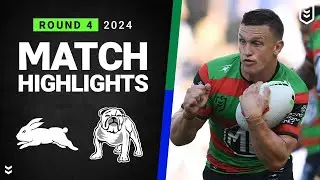 NRL Highlights | NRL 2024 | Rabbitohs v Bulldogs | Match Highlights