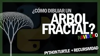 Dibujando un Árbol Fractal en Python | Recursividad + Python Turtle