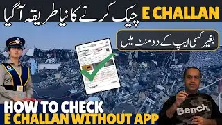 How to Check E Challan Online Without Any App 📱 in Karachi