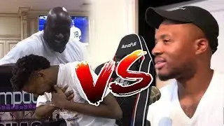 SHAQ vs DAMIAN LILLARD DISS TRACK BATTLE  REACTION(ROUND 1)