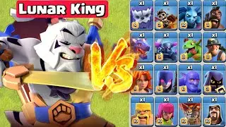 Lunar King vs Raged Troops - Clash of Clans | Skin Review