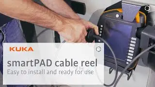 Катушка для кабеля KUKA smartPAD: проста в установке и готова к использованию