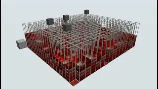 FlexSim 2020 - Automated Storage