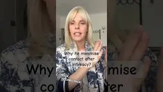 Why he minimise contact after intimacy #relationships