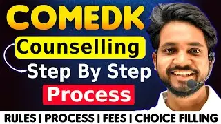 🎯 COMEDK Counselling 2025 | Step-by-Step Process, Fee, Rules & Refund Policy Explained!