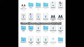 I got some new fonts while browsing da.font!!♡☀︎☆
