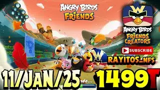 Angry Birds Friends All Levels Tournament 1499 Highscore POWER-UP walkthrough