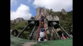 Daedunsan Provincial Park, South Korea Stairway Time-Lapse