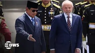 GRAND WELCOME: Brazil's President Lula da Silva Arrives in Indonesia for State Visit | AC1Z