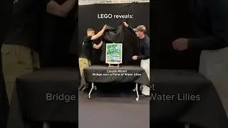 Мост Моне из LEGO над прудом с водяными лилиями #lego #monet