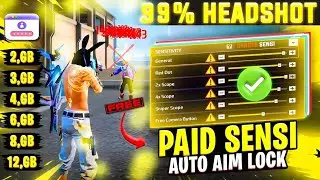 RARE PAID SENSI 100% AIMLOCK 😱Get 99% Headshot Android settings 😱 Free fire free sensi 😱 |Free Fire