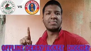 Derby Offline ticket er price koto? #mohunbagan #eastbengal #durandcup