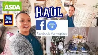 FACEBOOK MARKETPLACE HAUL | ASDA UK HAUL | ALDI UK HAUL | SHOPPING HAUL | HAULAGE | Cat Plumley