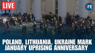LIVE: Poland, Lithuania and Ukraine Mark 163rd January Uprising in Vilnius | Ukraine Crisis