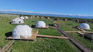 Custom 6m 7m 8m Glamping Dome Outdoor Waterproof Geodesic Dome House Tent