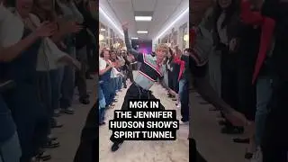 mgk walks through the Jennifer Hudson Show's Spirit Tunnel! 🕺💃 mgk is indeed a professional dancer
