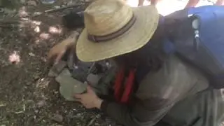 Building a Stone Campfire circle artistically