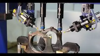 Nut Runner Based Dual Bolt Tightening Machine #spm #automatic #ballvalve
