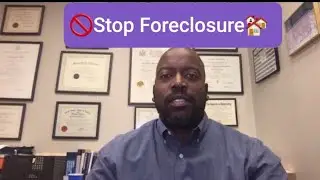 How to Stop Foreclosure Pt. 1 of 2