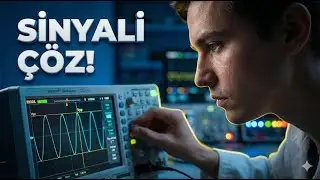 Osiloskop &ouml;l&ccedil;&uuml;mleri Vpp, T ve frekans hesaplama