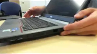 Fujitsu Lifebook E-line notebook video demo