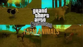 Adding Farm Animals in GTA San Andreas | Domestic Animals Mod in GTA SA | 2023 PC