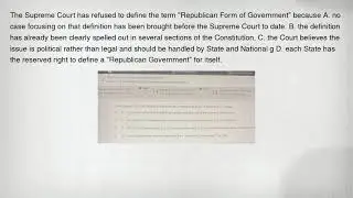 The Supreme Court has refused to define the term 