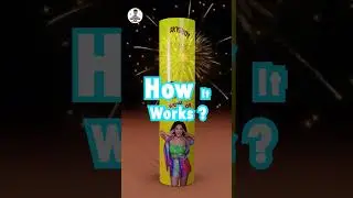 Diwali Special 🎆Sky Shot How it Works (3D Animation) | स्काई'शॉट कैसे काम करता है #Shorts #shorts