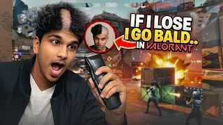 I&rsquo;M SHAKING... 1 LOSS = 1 SHAVE | VALORANT LIVE