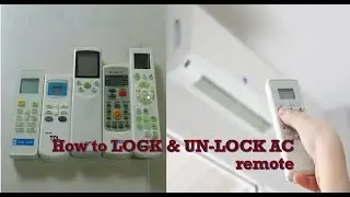 How To Unlock Lloyd AC Remote | Lloyd AC Remote Lock Unlock Process