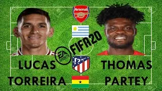 Lucas Torreira vs Thomas Partey - FIFA 20 comparison